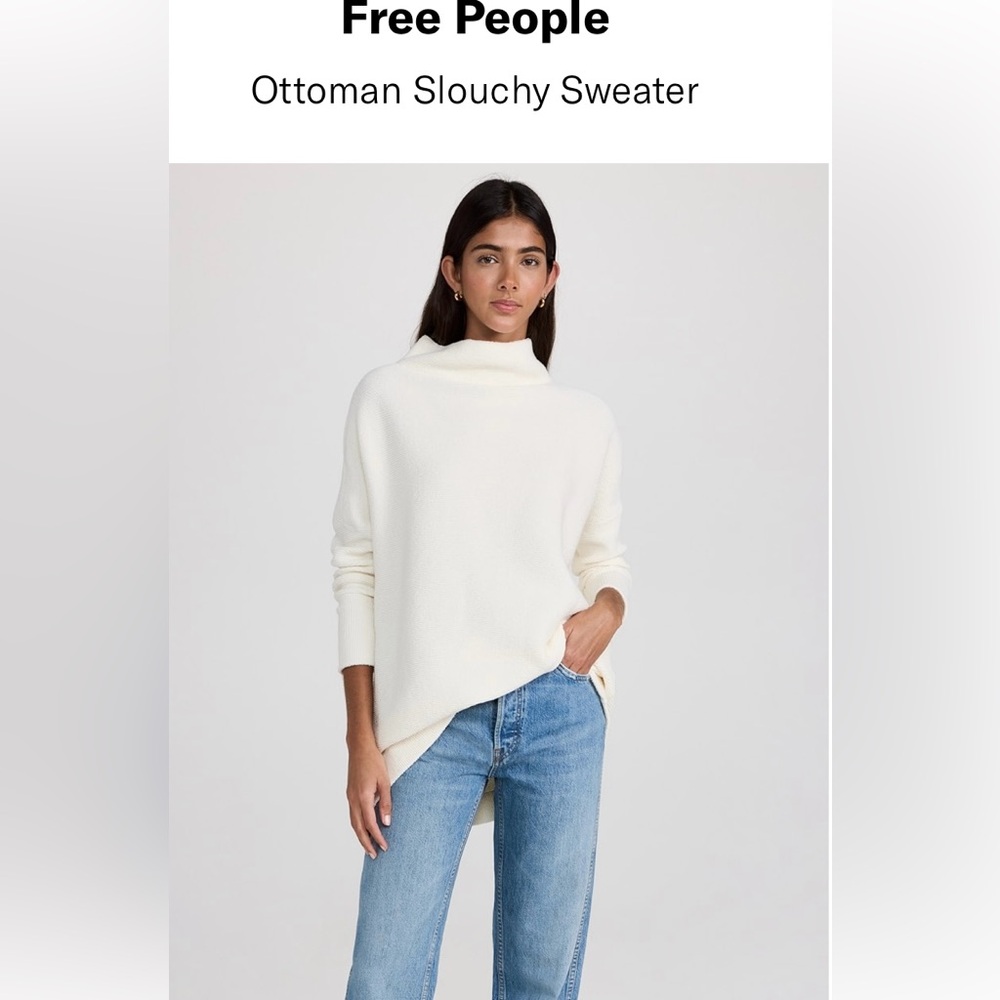 NWT Free People Ottoman Slouchy Sweater